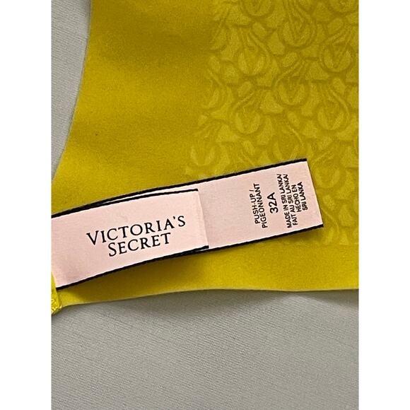 Victoria’s Secret Push Up Bra Yellow 32A - Picture 5 of 7